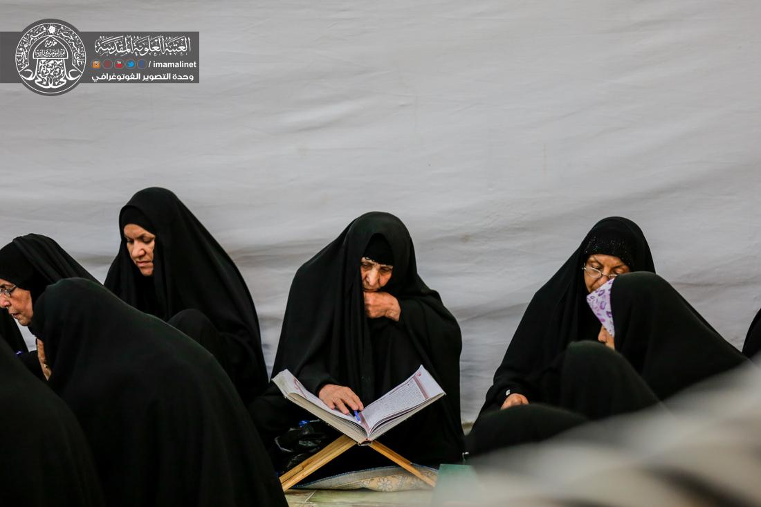 تقرير مصور : ختام الختمة القرانية الرمضانية الصباحية السنوية في العتبة العلوية المقدسة | 