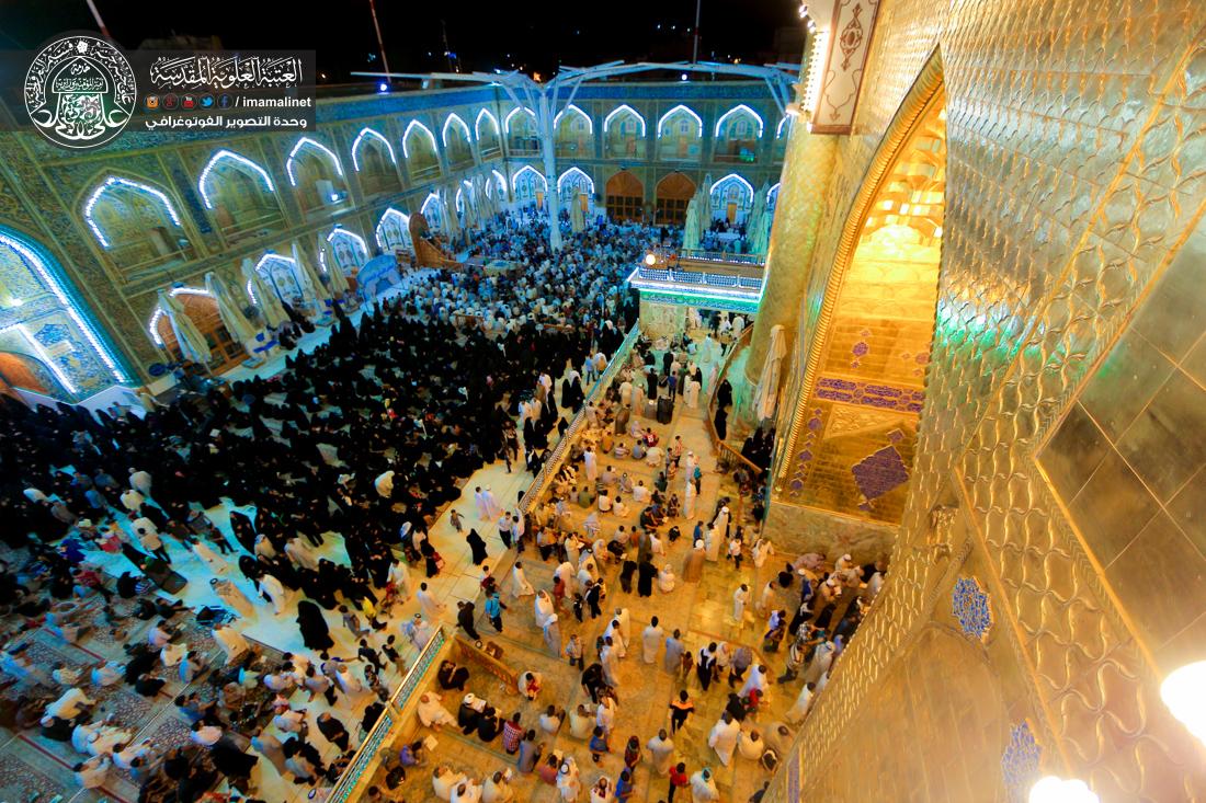 تقرير مصور : فعاليات دار القران الكريم في العتبة العلوية المقدسة في اخر ليلة من رمضان المبارك  | 
