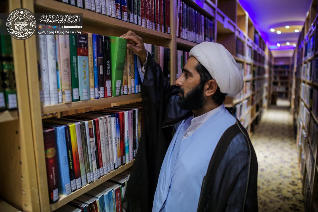 تقرير مصور : مكتبة الروضة الحيدرية المقدسة  | 
