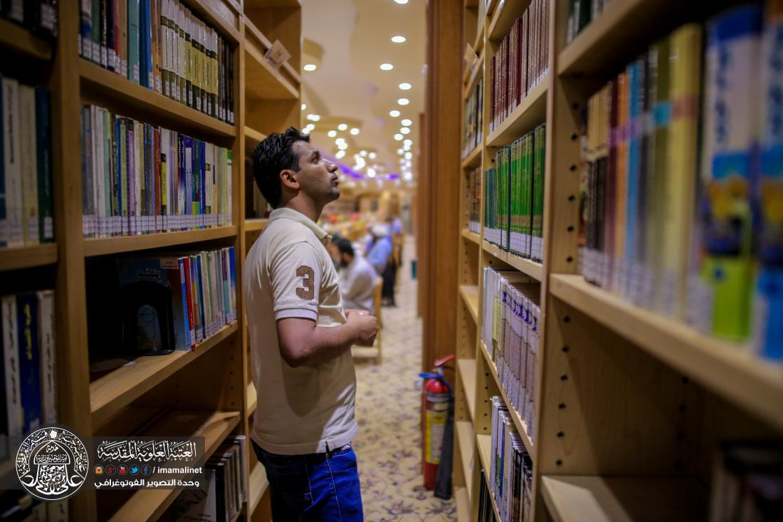 تقرير مصور : مكتبة الروضة الحيدرية المقدسة  | 