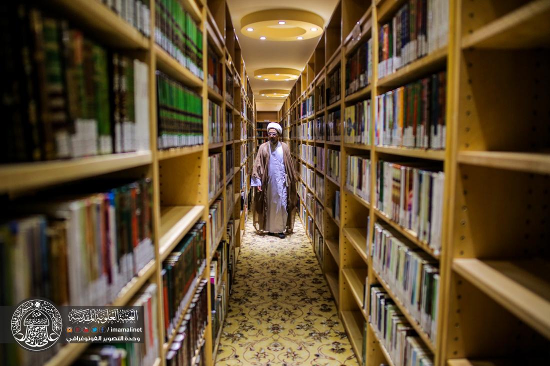 تقرير مصور : مكتبة الروضة الحيدرية المقدسة  | 
