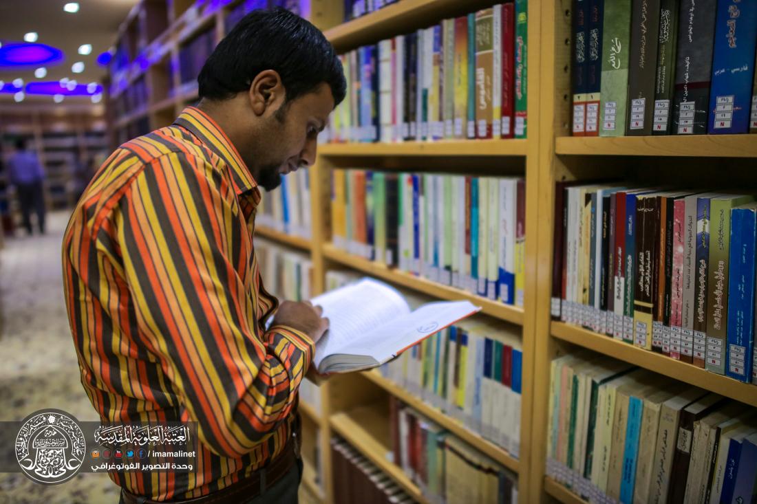 تقرير مصور : مكتبة الروضة الحيدرية المقدسة  | 