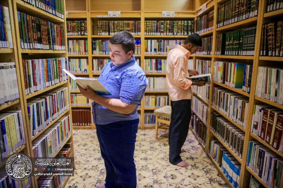 تقرير مصور : مكتبة الروضة الحيدرية المقدسة  | 