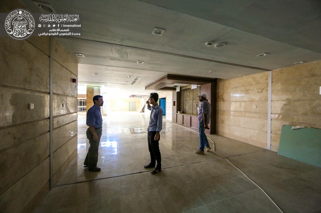 تقرير مصور : ما زال العمل مستمر في مستشفى الامام علي سلام الله عليه التابعة الى العتبة العلوية المقدسة  | 