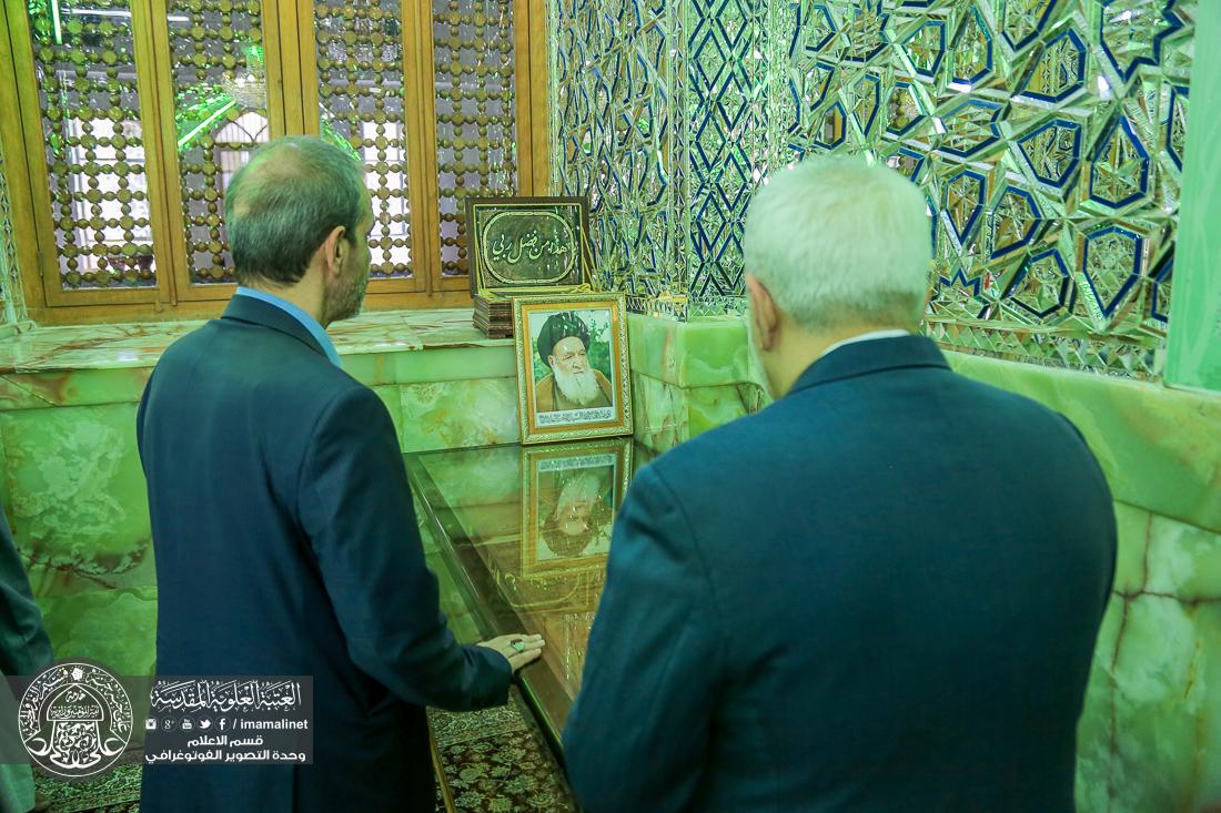 تقرير مصور : وزير الخارجية الايراني محمد جواد ظريف يتشرف بزيارة العتبة العلوية المقدسة  | 