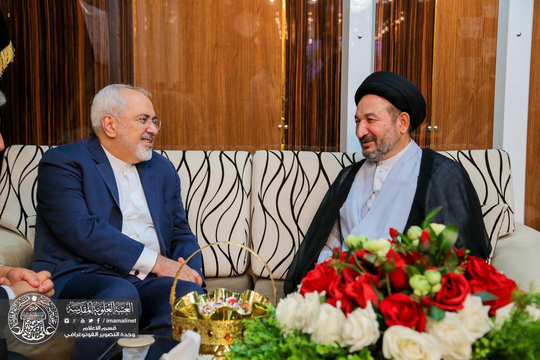 تقرير مصور : وزير الخارجية الايراني محمد جواد ظريف يتشرف بزيارة العتبة العلوية المقدسة  | 