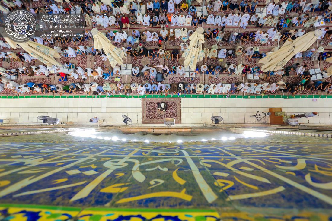 تقرير مصور : الاجواء الروحانية داخل العتبة العلوية المقدسة | 