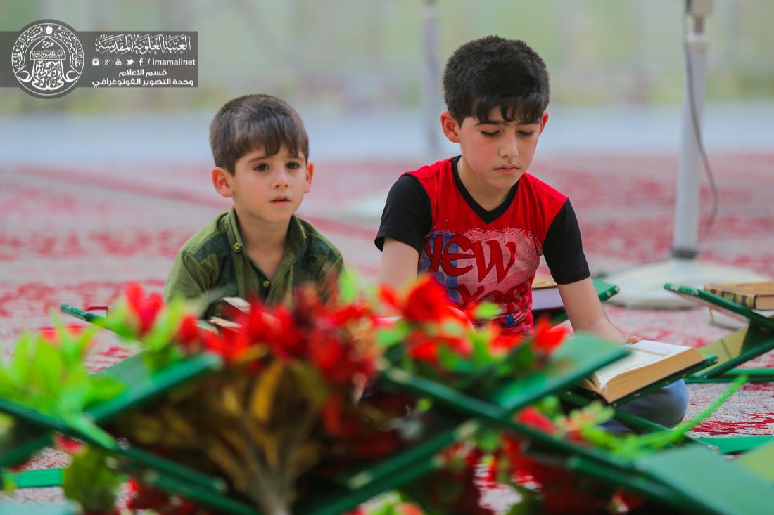 تقرير مصور : الاجواء الروحانية داخل العتبة العلوية المقدسة | 