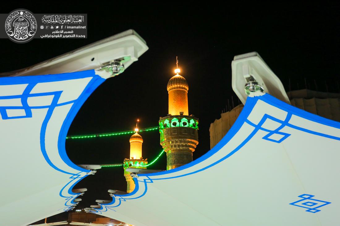 تقرير مصور : الاجواء الروحانية داخل العتبة العلوية المقدسة | 
