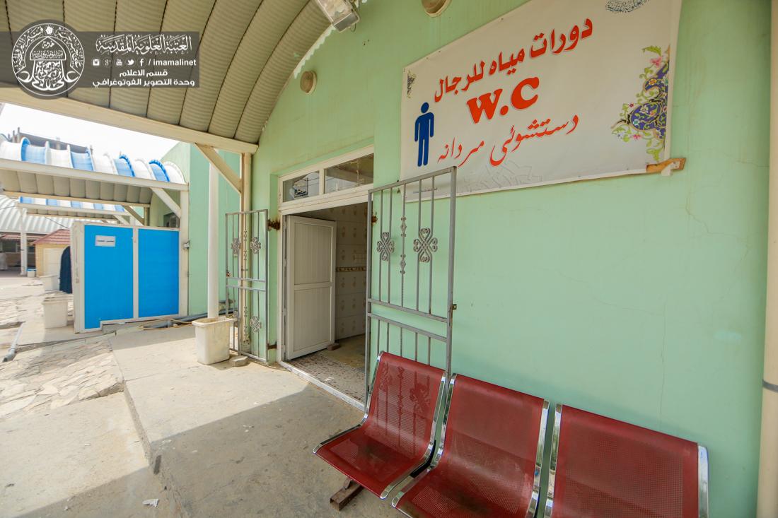 تقرير مصور : خدمات الزائرين في منطقة الحولي التابعة الى العتبة العلوية المقدسة  | 