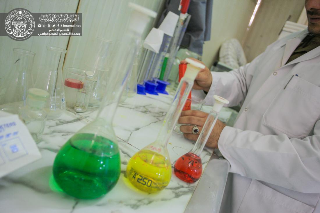 تقرير مصور :  معمل تحليل و تصفية مياه الشرب التابعة الى العتبة العلوية المقدسة R.O | 