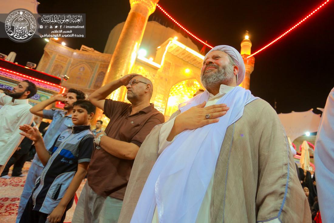 تقرير مصور : الاجواء الايمانية داخل العتبة العلوية المقدسة في ليلة استشهاد الامام جعفر الصادق سلام الله عليه | 