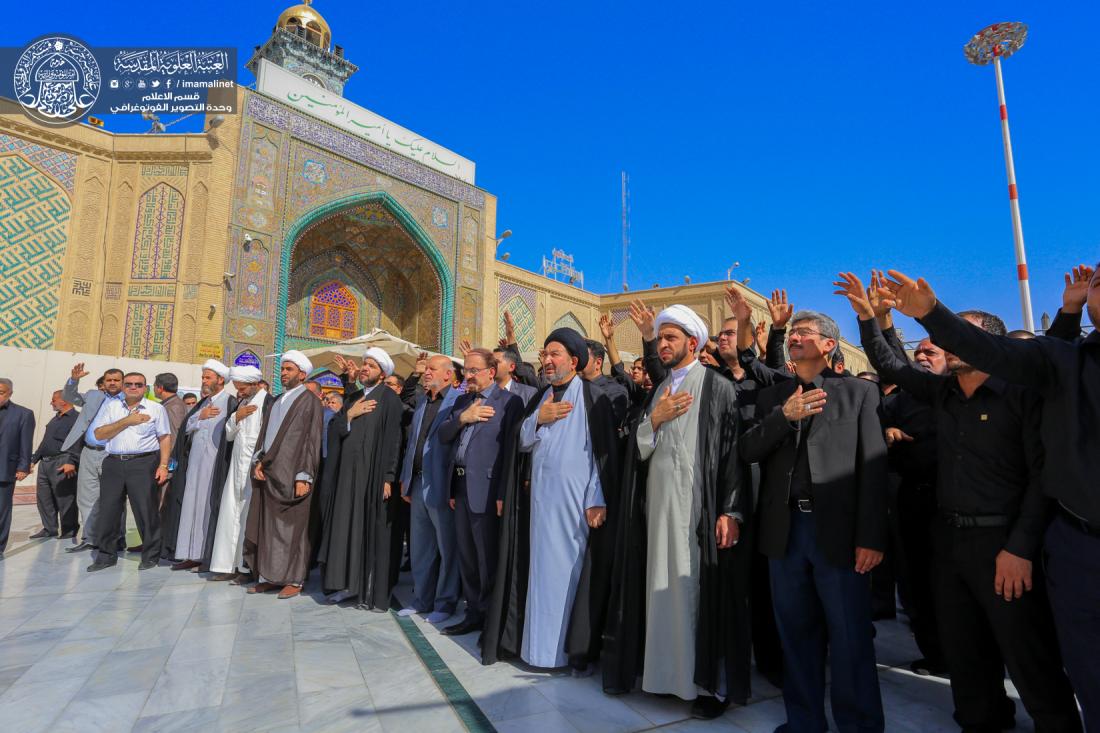 تقرير مصور : انطلاق موكب العتبة العلوية المقدسة في ذكرى استشهاد الامام جعفر الصادق سلام الله عليه | 
