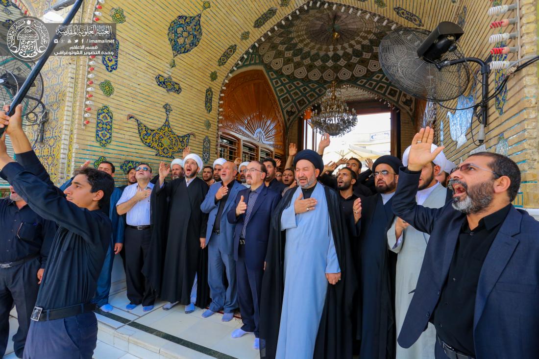تقرير مصور : انطلاق موكب العتبة العلوية المقدسة في ذكرى استشهاد الامام جعفر الصادق سلام الله عليه | 