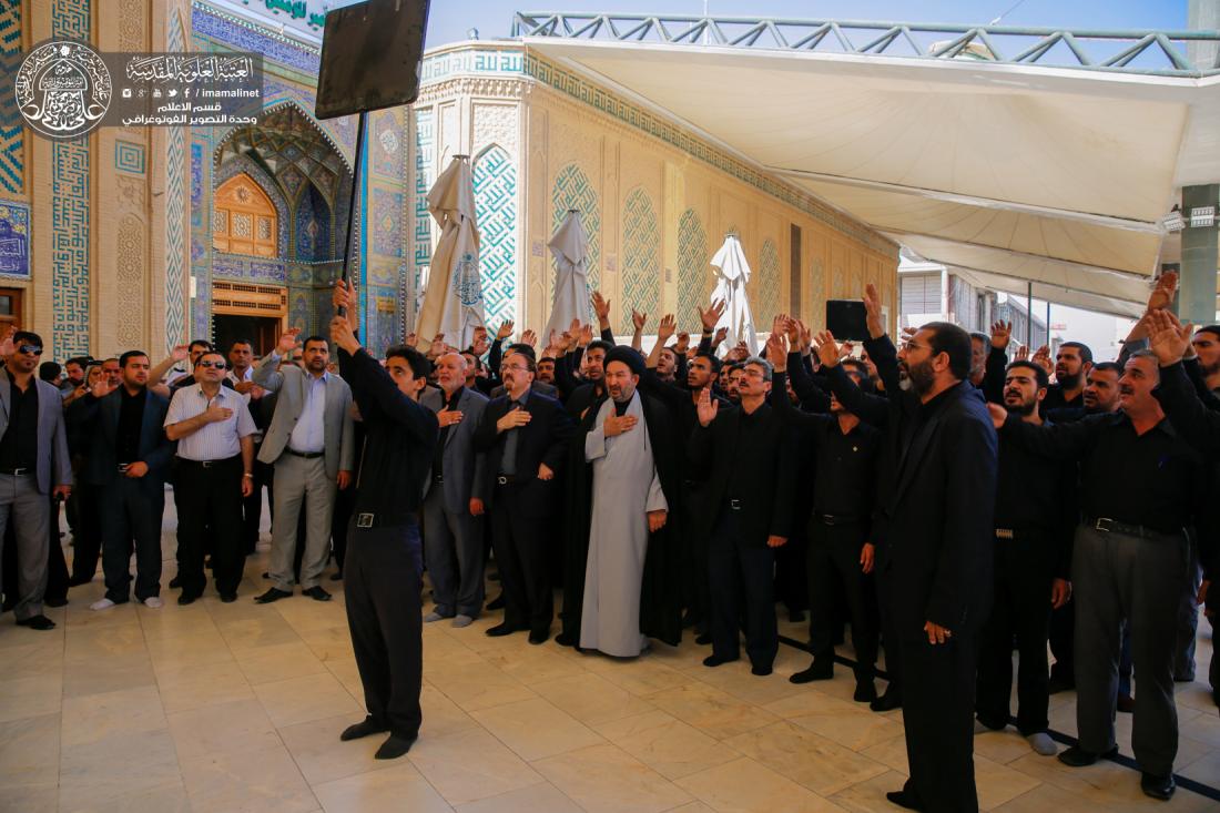 تقرير مصور : انطلاق موكب العتبة العلوية المقدسة في ذكرى استشهاد الامام جعفر الصادق سلام الله عليه | 
