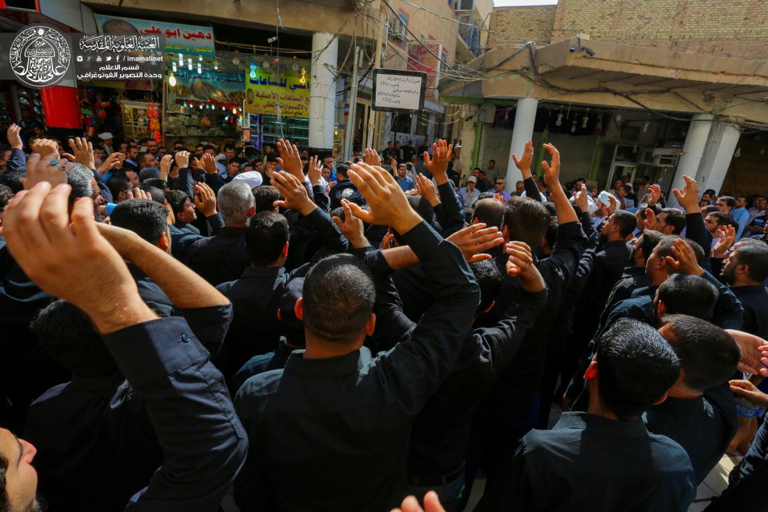 تقرير مصور : انطلاق موكب العتبة العلوية المقدسة في ذكرى استشهاد الامام جعفر الصادق سلام الله عليه | 