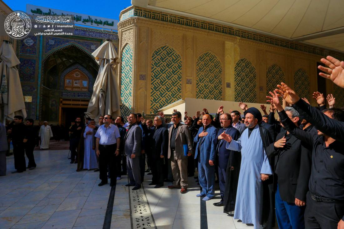تقرير مصور : انطلاق موكب العتبة العلوية المقدسة في ذكرى استشهاد الامام جعفر الصادق سلام الله عليه | 