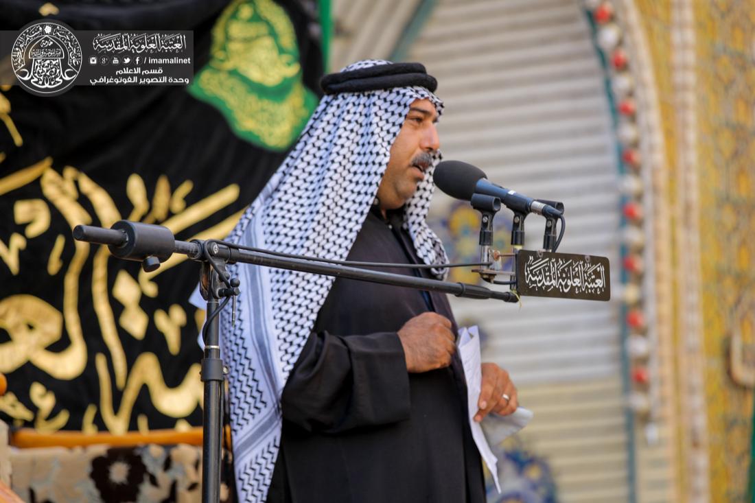 تقرير مصور : موكب العتبة العلوية المقدسة يجدد العزاء بذكرى اربعين المولى امير المؤمنين سلام الله علية  | 