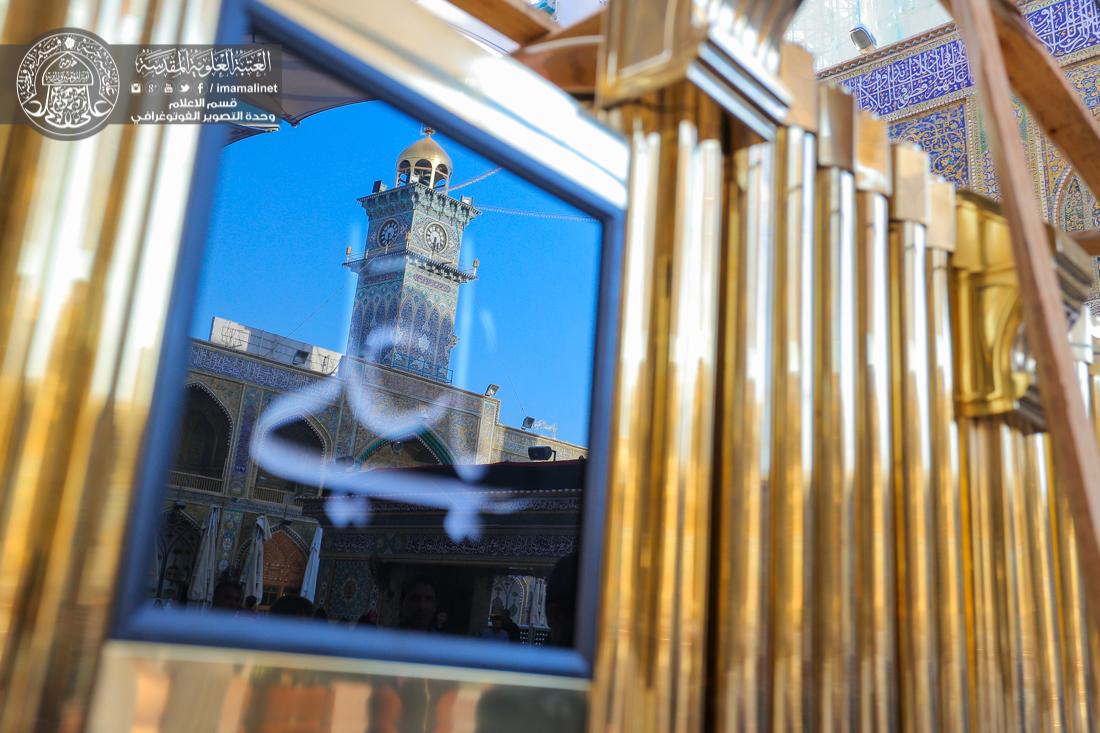 تقرير مصور : تنصيب القاطع الجديد من جهة باب القبلة وباب الطوسي في العتبة العلوية المقدسة | 