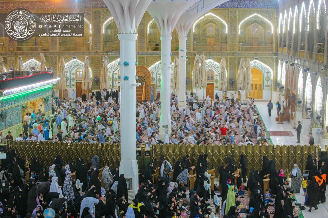 تقرير مصور : تنصيب القاطع الجديد من جهة باب القبلة وباب الطوسي في العتبة العلوية المقدسة | 