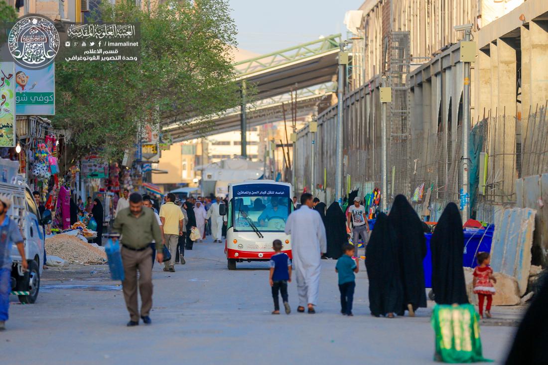تقرير مصور : نشاط قسم الاليات في العتبة العلوية المقدسة لخدمة زائري المولى امير المؤمنين سلام الله عليه  | 