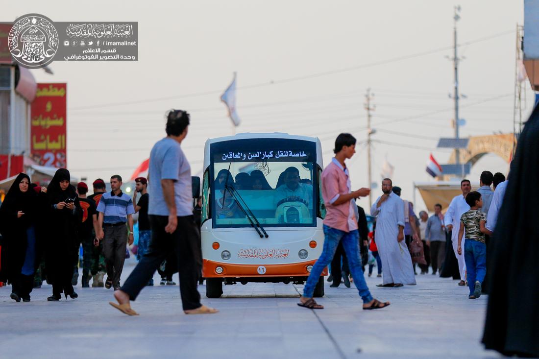 تقرير مصور : نشاط قسم الاليات في العتبة العلوية المقدسة لخدمة زائري المولى امير المؤمنين سلام الله عليه  | 