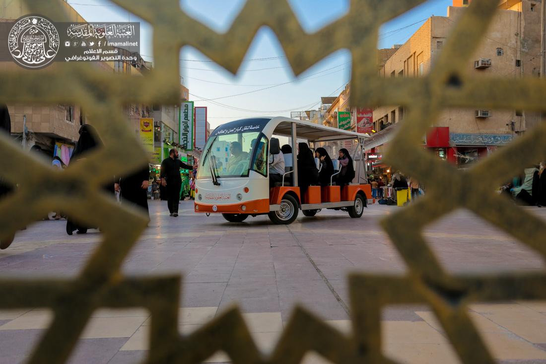 تقرير مصور : نشاط قسم الاليات في العتبة العلوية المقدسة لخدمة زائري المولى امير المؤمنين سلام الله عليه  | 