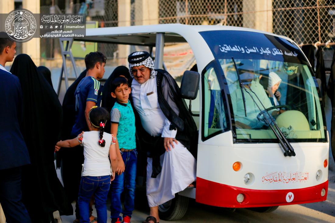 تقرير مصور : نشاط قسم الاليات في العتبة العلوية المقدسة لخدمة زائري المولى امير المؤمنين سلام الله عليه  | 