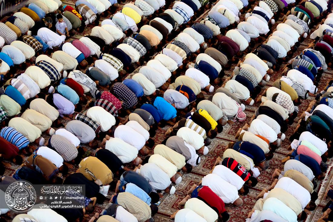 تقرير مصور : الاجواء الايمانية في ليلة الجمعة في العتبة الحسينية والعتبة العباسية في كربلاء المقدسة  | 
