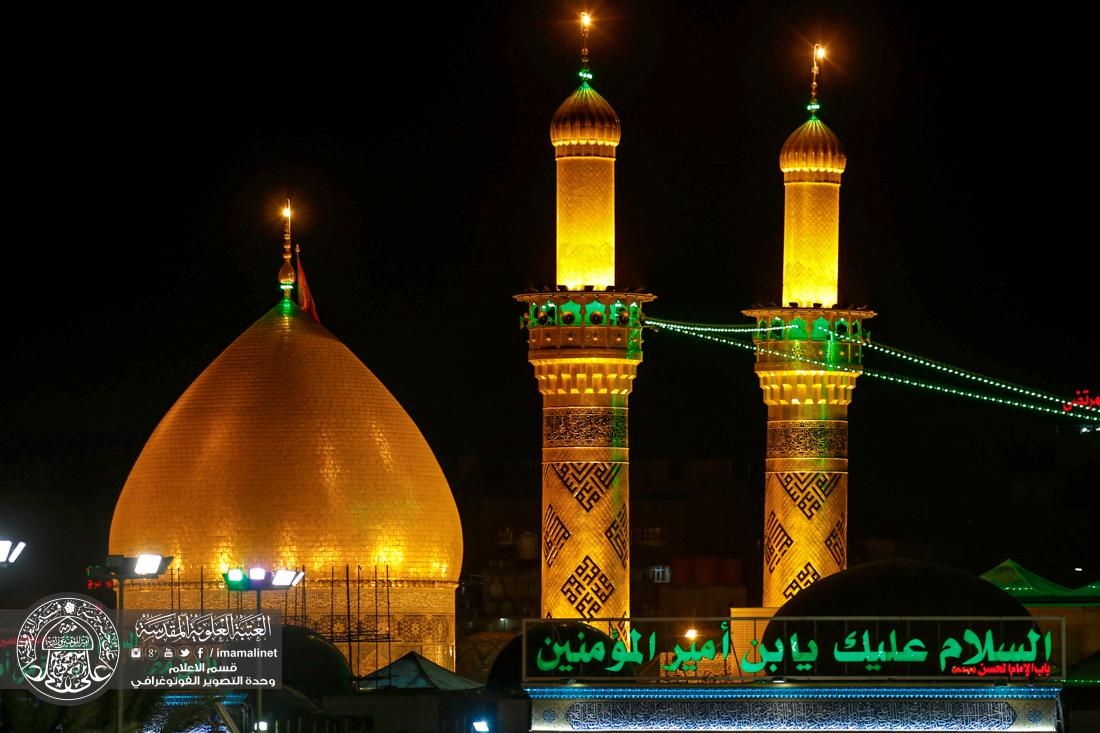 تقرير مصور : الاجواء الايمانية في ليلة الجمعة في العتبة الحسينية والعتبة العباسية في كربلاء المقدسة  | 