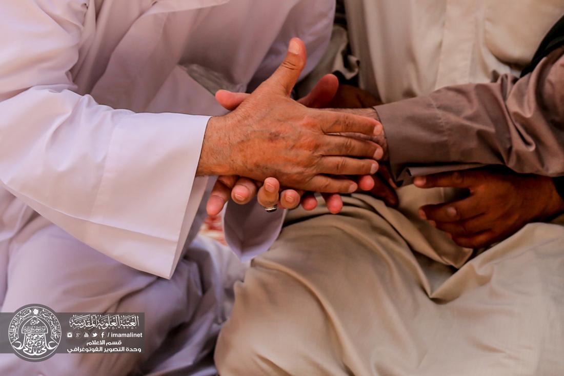 تقرير مصور : الاجواء الايمانية وصلاة الجماعة ليوم الجمعة  في العتبة العلوية المقدسة  | 