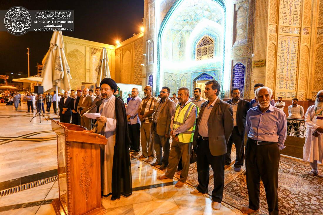 تقرير مصور : حملة تنظيف شوارع المدينة القديمة من قبل  العتبة العلوية المقدسة   | 