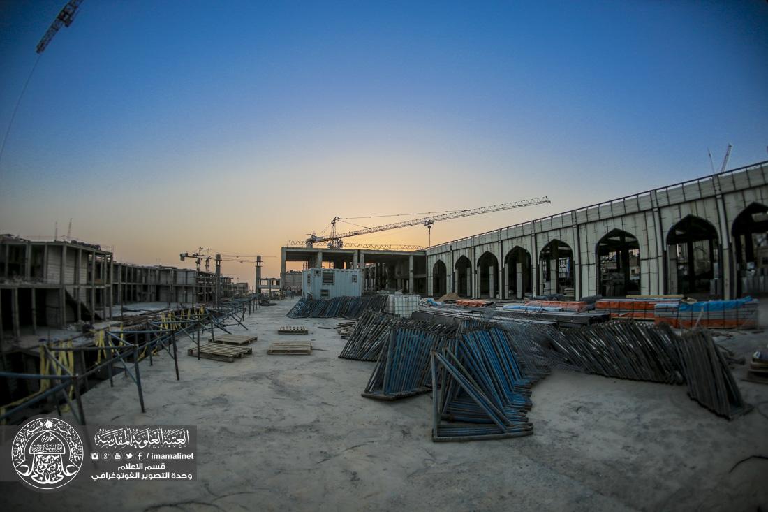تقرير مصور : استمرار العمل في صحن السيدة فاطمة الزهراء سلام الله عليها في القسم الثاني والنفق التابع للتوسعة الجديده  | 
