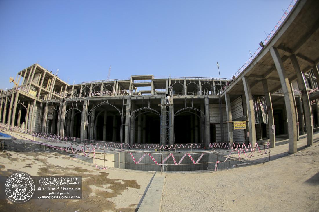 تقرير مصور : استمرار العمل في صحن السيدة فاطمة الزهراء سلام الله عليها في القسم الثاني والنفق التابع للتوسعة الجديده  | 