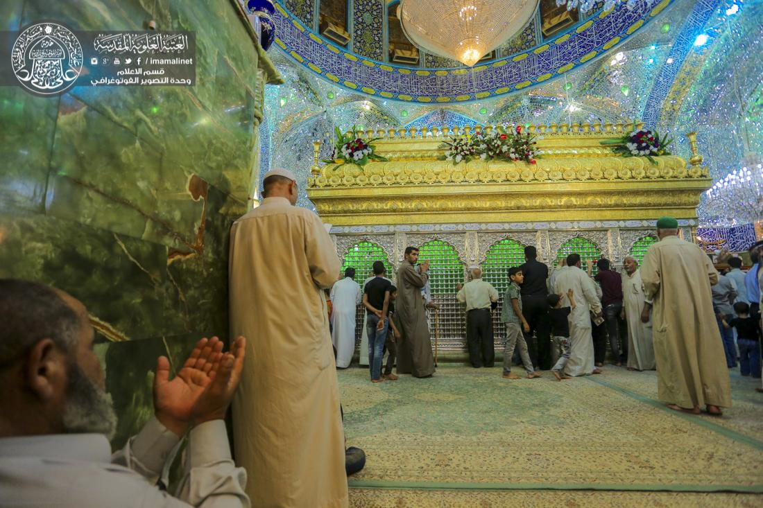 تقرير مصور : الاجواء الروحانية في ليلة ميلاد الامام الرضا سلام الله عليه في العتبة العلوية المقدسة | 