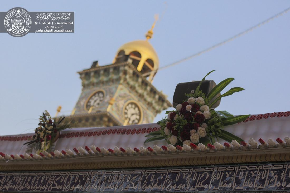 تقرير مصور : الاجواء الروحانية في ليلة ميلاد الامام الرضا سلام الله عليه في العتبة العلوية المقدسة | 