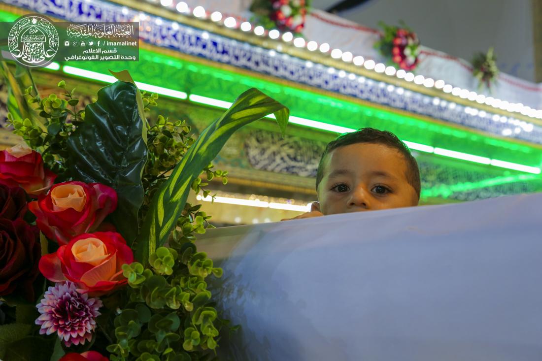 تقرير مصور : الاجواء الروحانية في ليلة ميلاد الامام الرضا سلام الله عليه في العتبة العلوية المقدسة | 