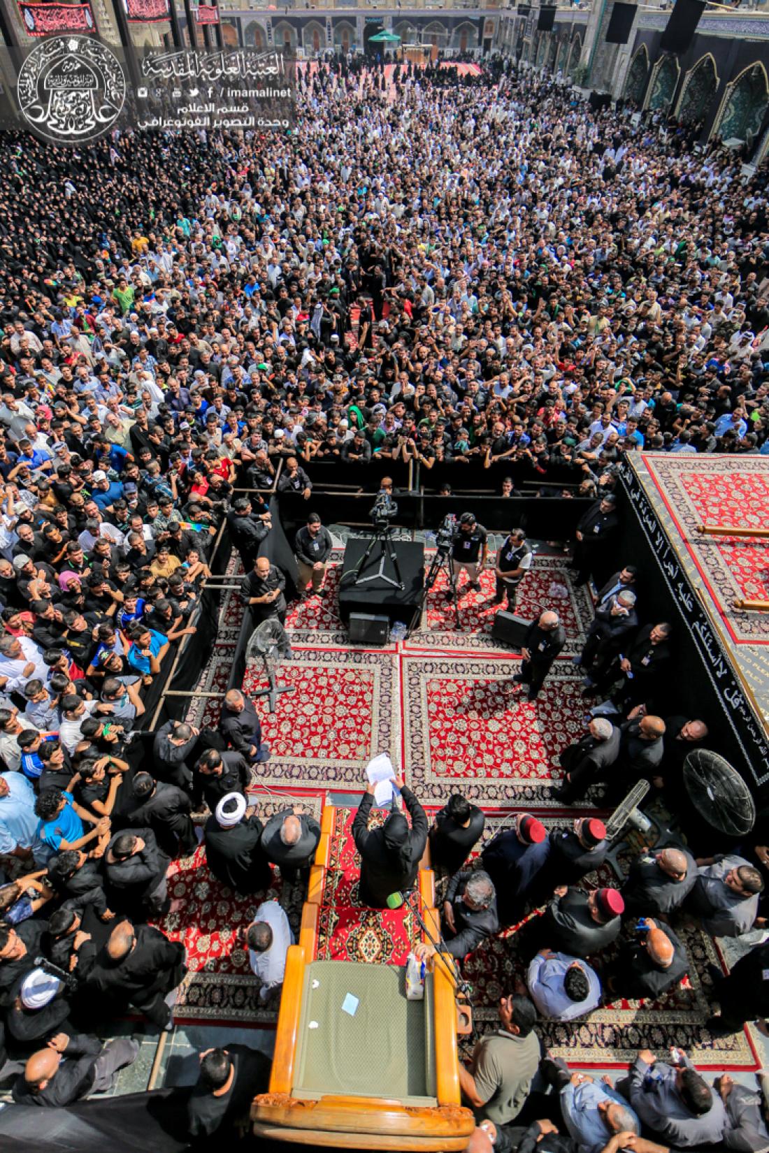 تقرير مصور : تشيع النعش الرمزي للامام محمد الجواد سلام الله عليه في ذكرى استشهاده في  العتبة الكاظمية المقدسة  | 