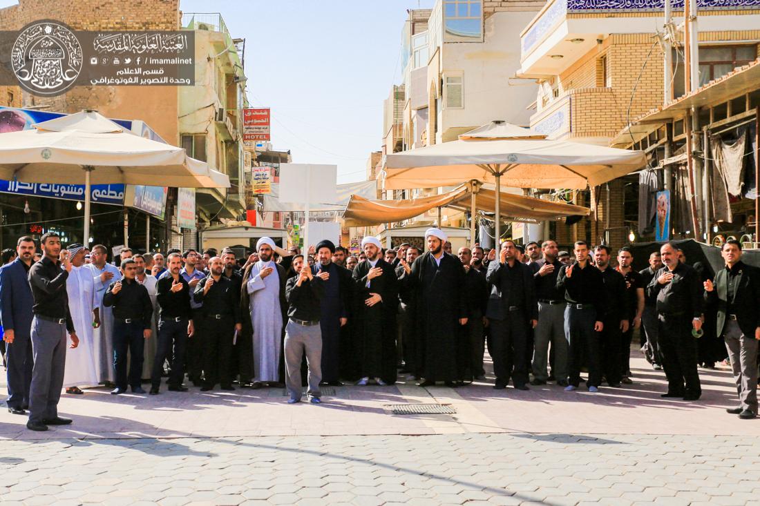 تقرير مصور : موكب العتبة العلوية المقدسة يجدد العزاء بذكرى شهادة الامام محمد الباقر سلام الله عليه في المرقد العلوي الطاهر  | 