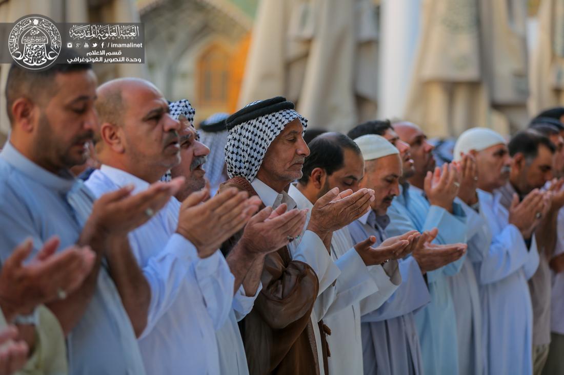 تقرير مصور : صلاة عيد الاضحى المبارك بأمامة الامين العام للعتبة العلوية المقدسة السيد نزار حبل المتين في المرقد الطاهر  | 