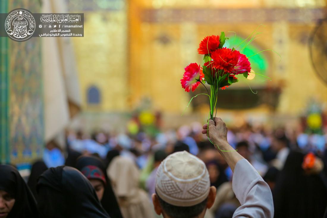 تقرير مصور : الاجواء الروحانية في ليلة عيد الغدير الاغر في العتبة العلوية المقدسة | 