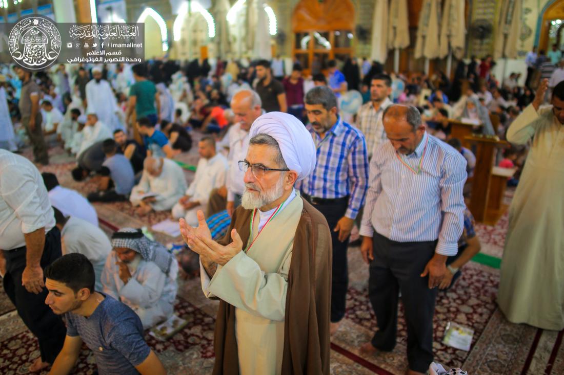 تقرير مصور : الاجواء الروحانية في ليلة عيد الغدير الاغر في العتبة العلوية المقدسة | 