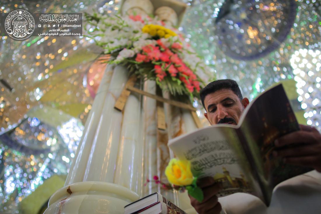 تقرير مصور : الاجواء الروحانية في ليلة عيد الغدير الاغر في العتبة العلوية المقدسة | 