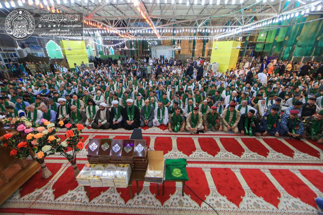 تقرير مصور : تقيم العتبة العلوية المقدسة مهرجان الغدير العالمي لأول مره في العتبة العسكرية المطهره في سامراء  | 