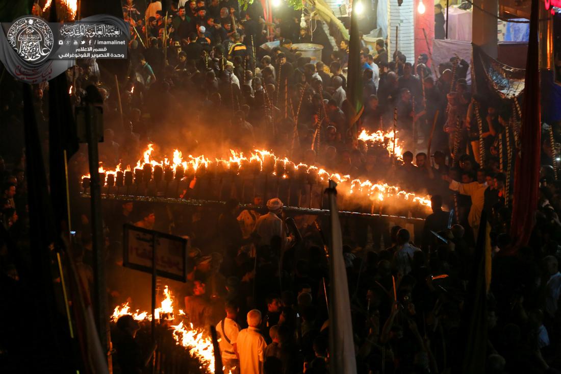 تقرير مصور : احياء ليلة الثامن من عاشوراء في النجف الاشرف | 