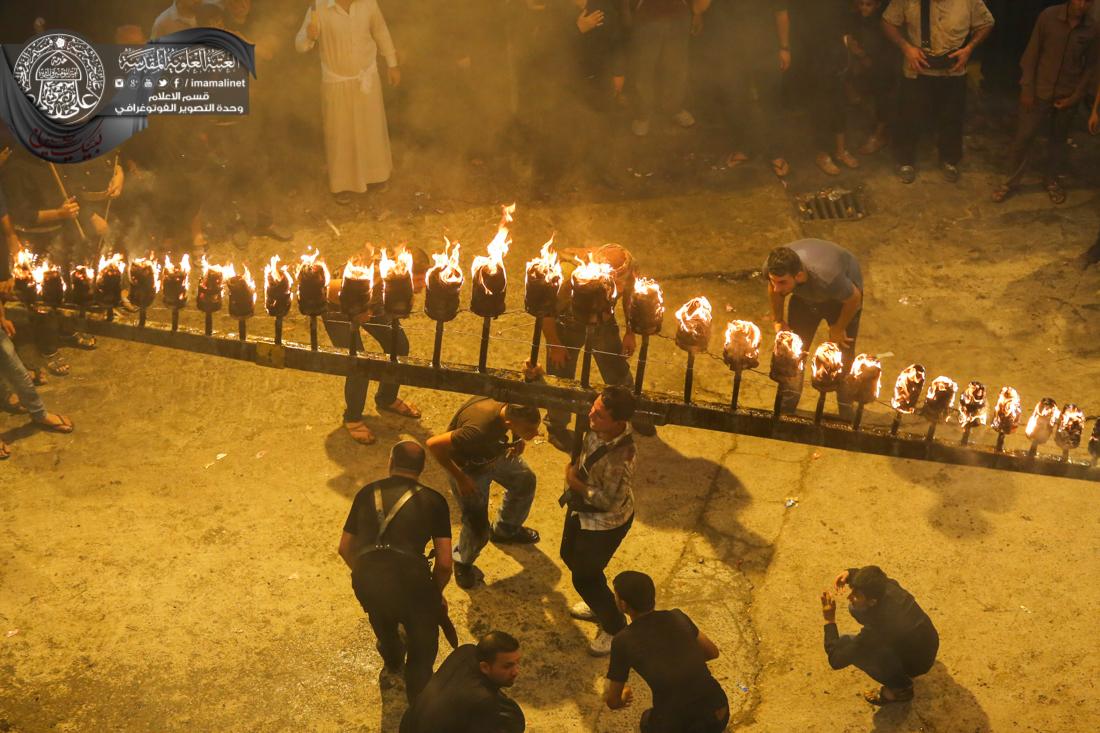 تقرير مصور : احياء ليلة الثامن من عاشوراء في النجف الاشرف | 