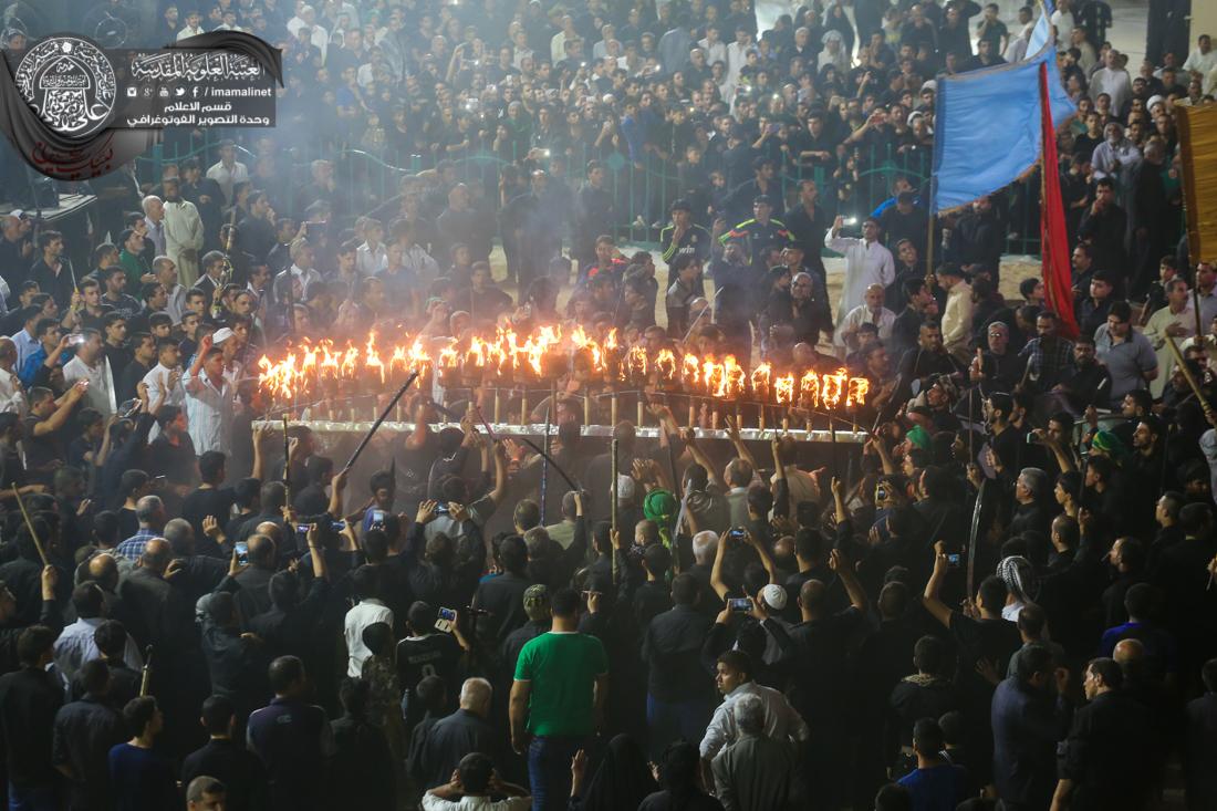 تقرير مصور : احياء ليلة الثامن من عاشوراء في النجف الاشرف | 