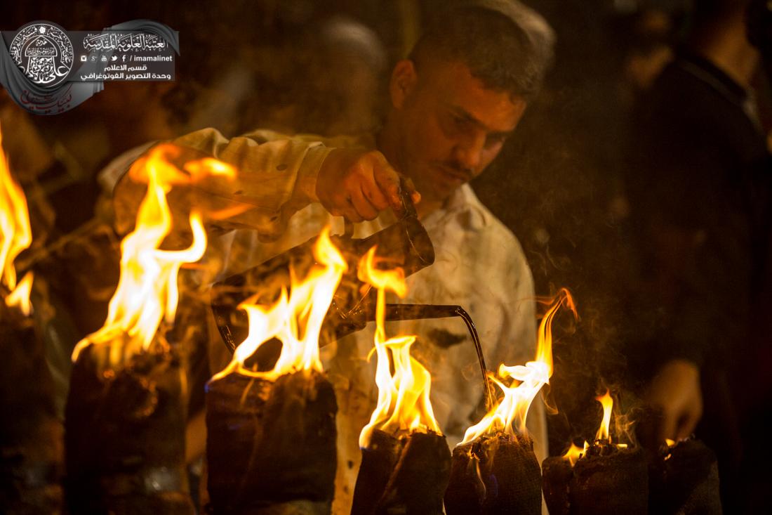 تقرير مصور : احياء ليلة الثامن من عاشوراء في النجف الاشرف | 