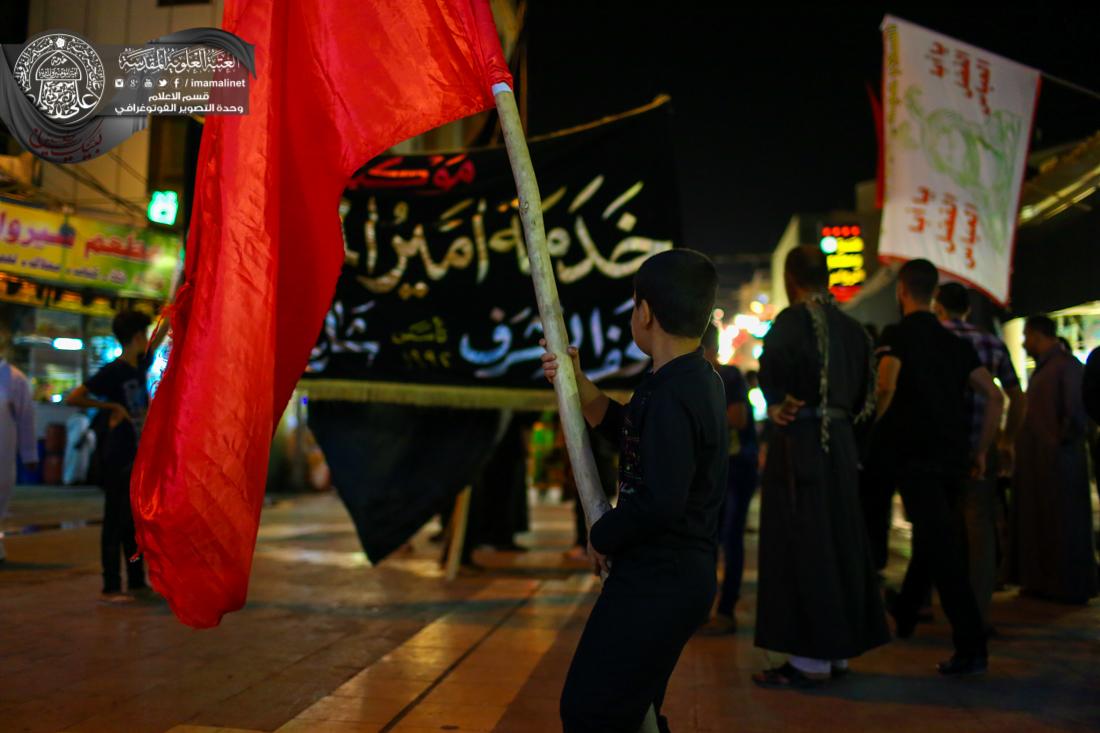 تقرير مصور : احياء ليلة التاسع من محرم الحرام في النجف الاشرف | 