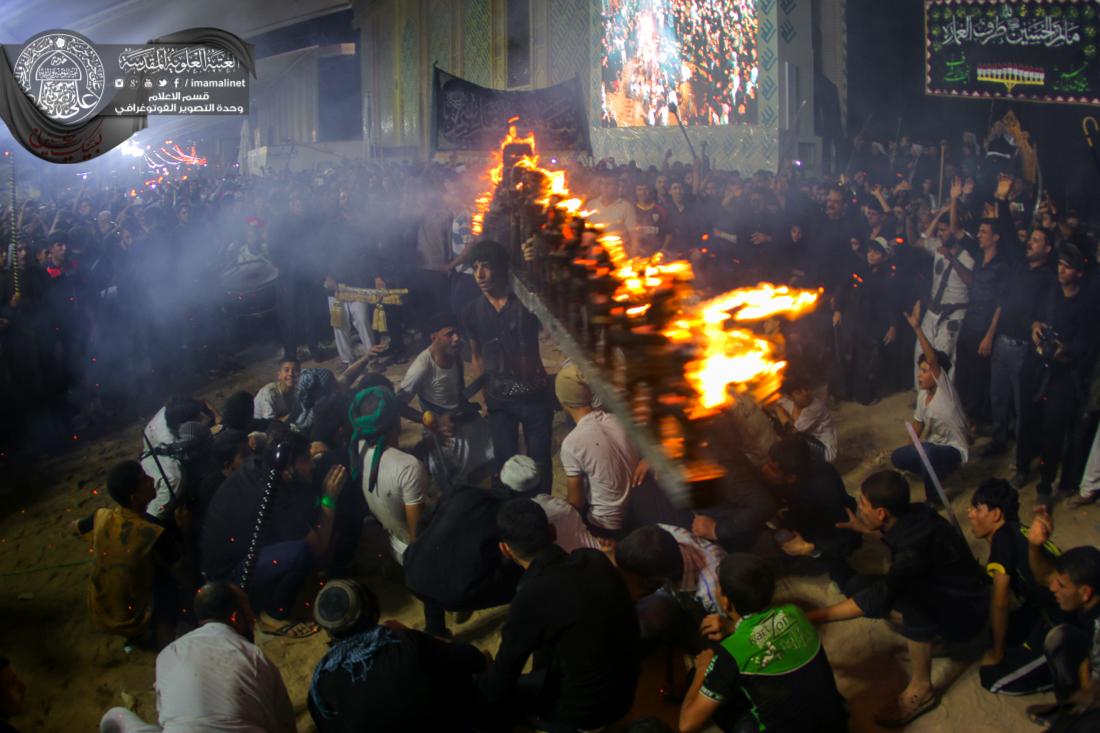 تقرير مصور : احياء ليلة التاسع من محرم الحرام في النجف الاشرف | 